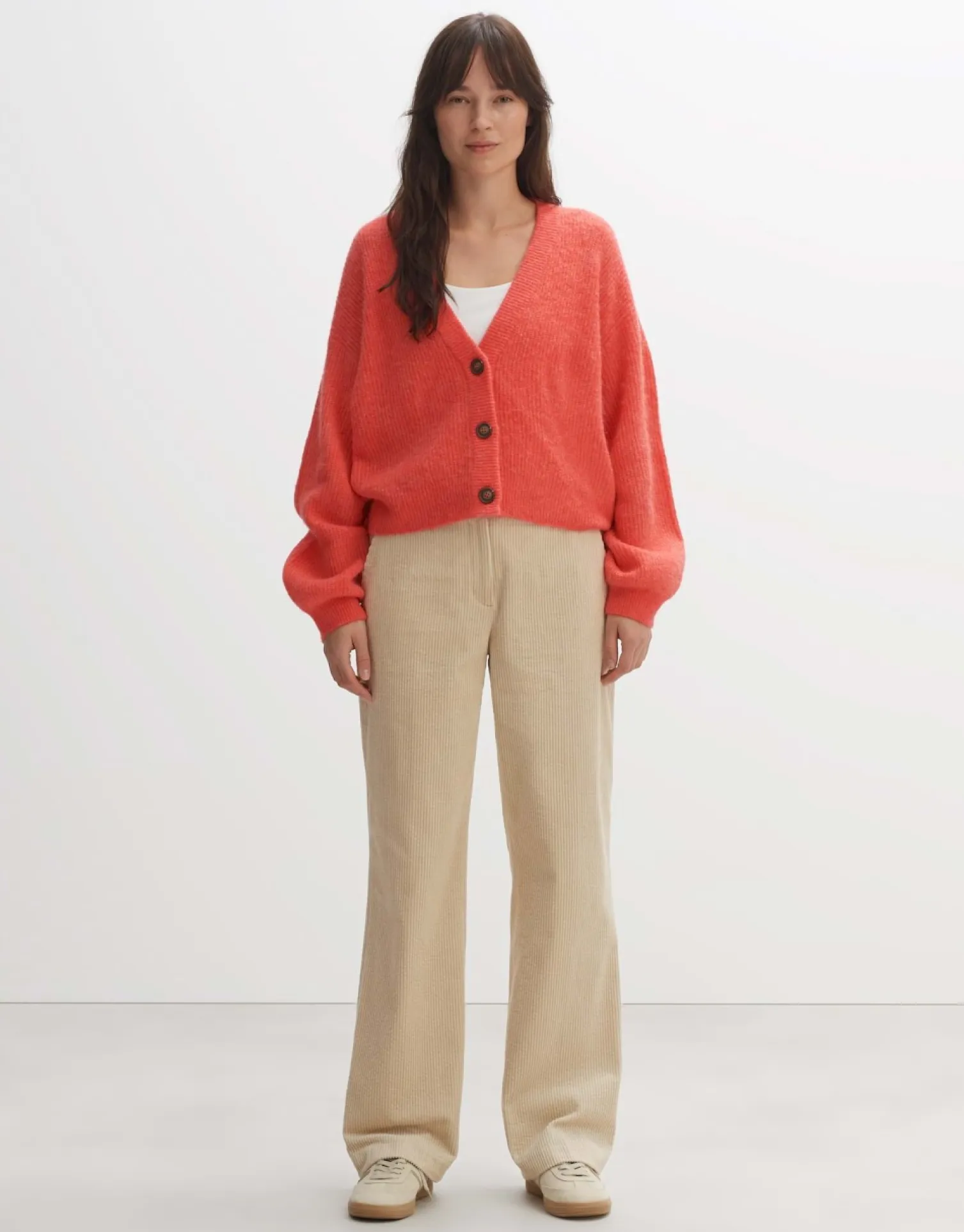 someday Fashion Broeken>Cordbroek Mahlia Cloud Cream