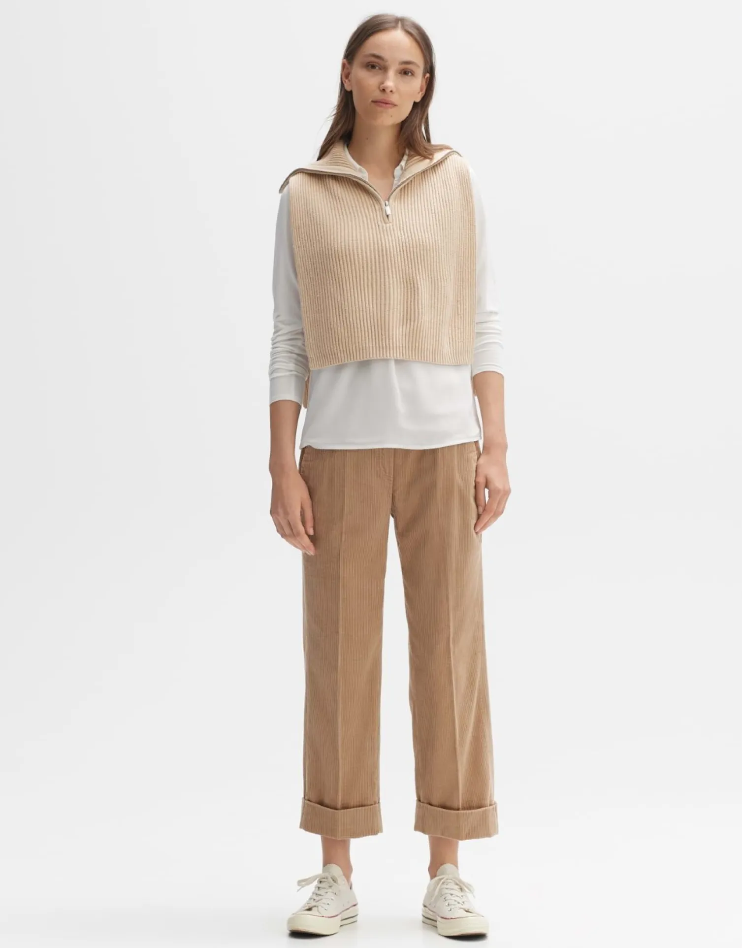 someday Fashion Broeken>Cordbroek Masno Macadamia