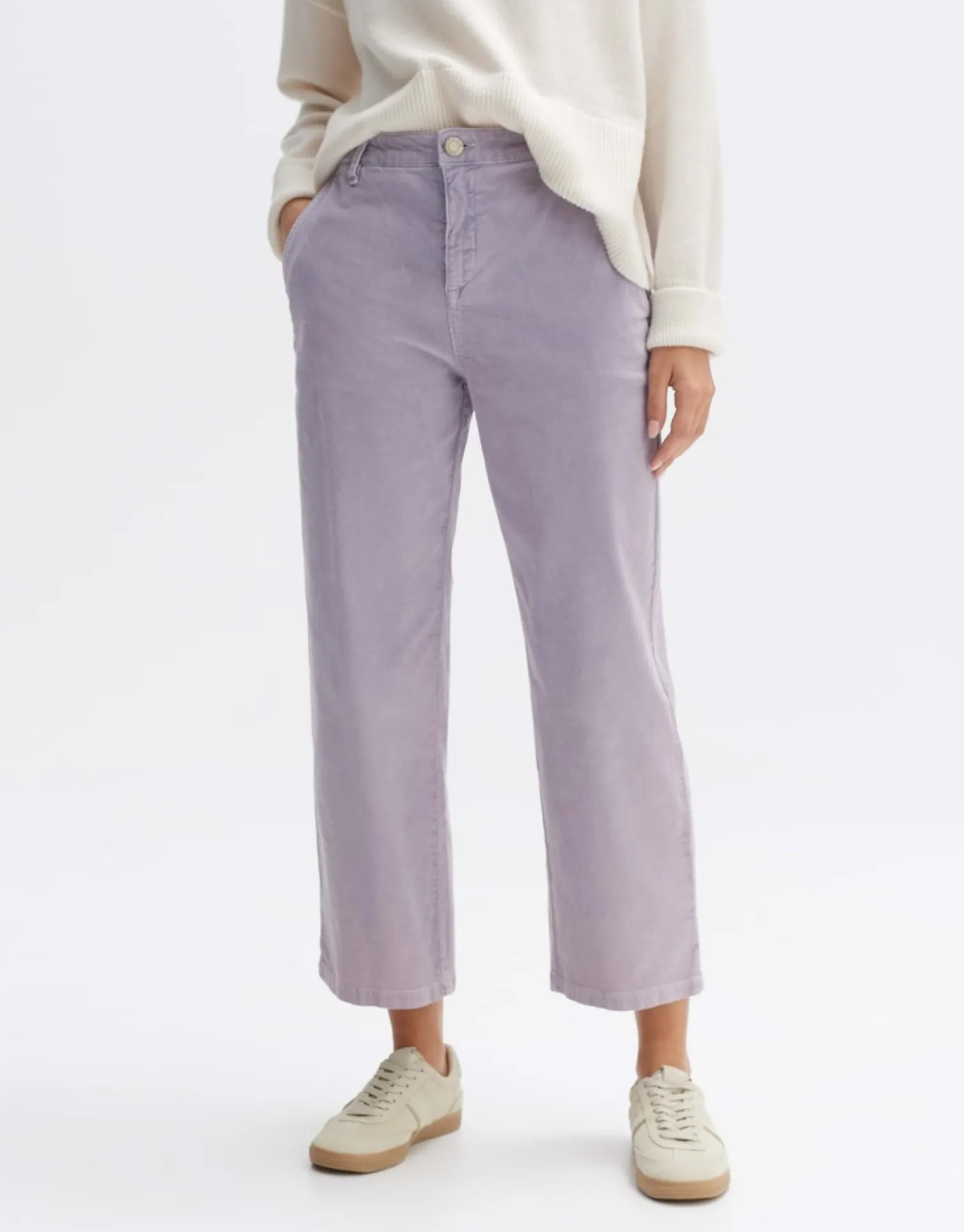 someday Fashion Broeken>Cordbroek Mokoti Cargo Soft Viola