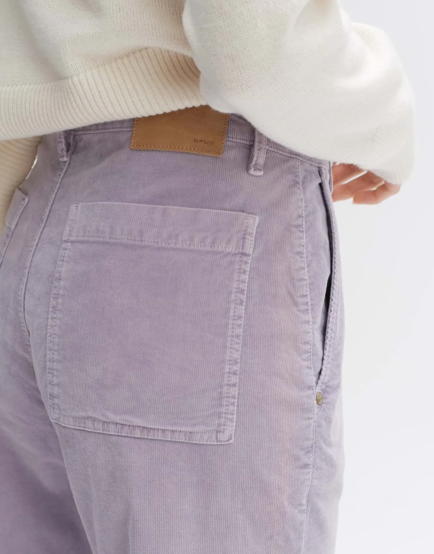 someday Fashion Broeken>Cordbroek Mokoti Cargo Soft Viola