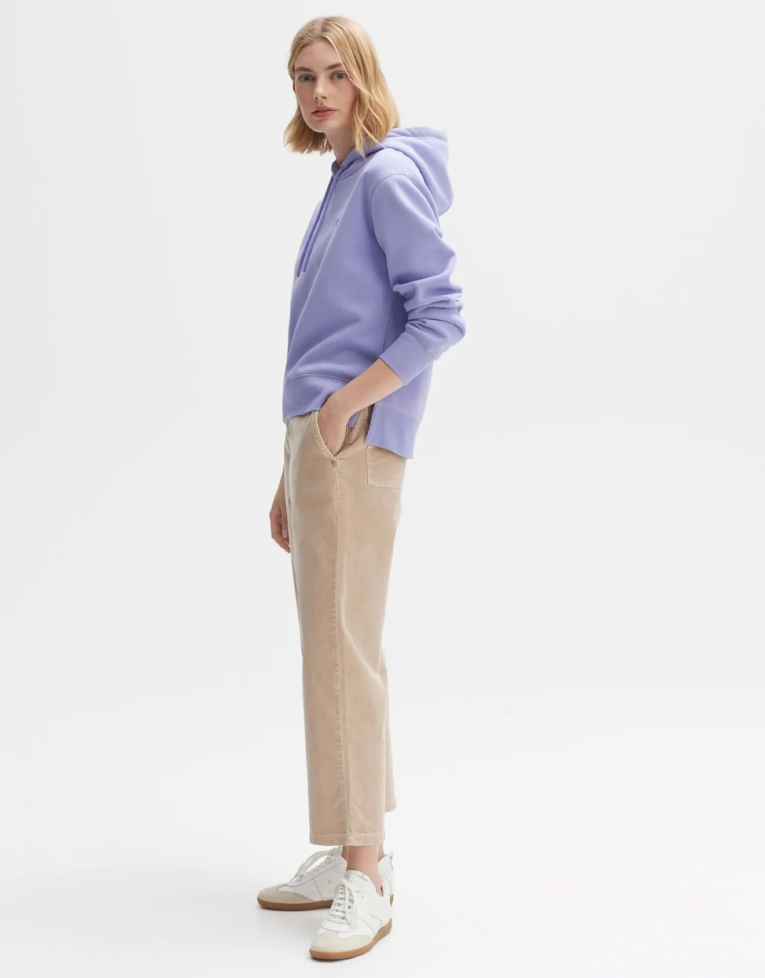 someday Fashion Broeken>Cordbroek Mokoti Cargo Macadamia
