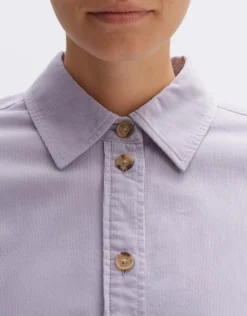 someday Fashion Blouses>Corduroy Bloes Fleandra Soft Viola