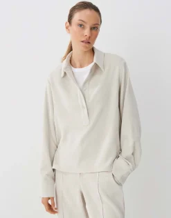 someday Fashion Blouses>Corduroy Bloes Zortney Mellow Mu00E9Lange