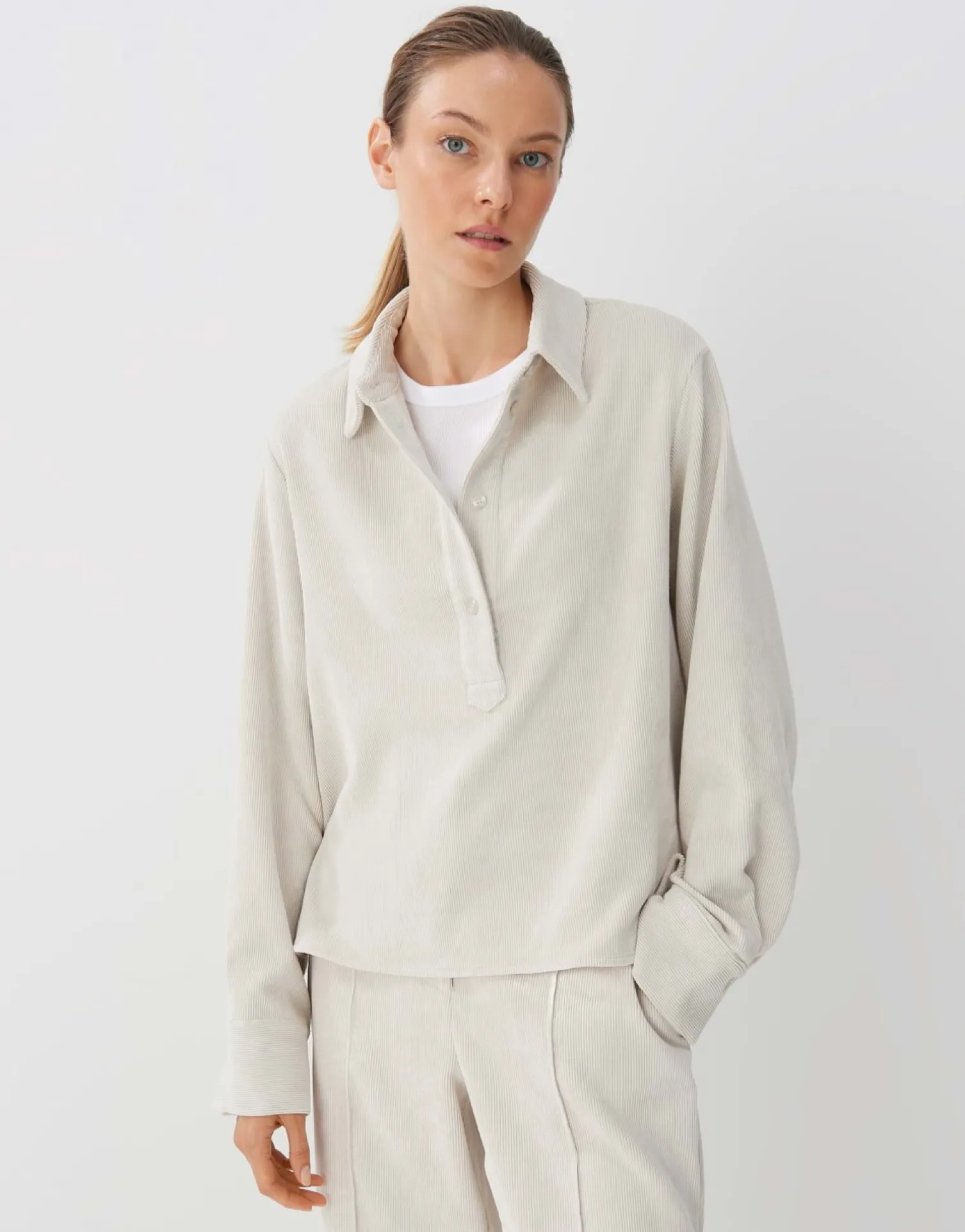 someday Fashion Blouses>Corduroy Bloes Zortney Mellow Mu00E9Lange