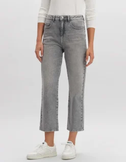 someday Fashion Jeans>Cropped Straight Jeans Lani Grey Grey Pastel