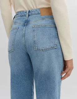 someday Fashion Jeans>Cropped Straight Jeans Lani Glazed Blue Glazed
