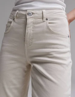 someday Fashion Jeans>Cropped Straight Jeans Momito Color Natural Glaze