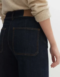 someday Fashion Jeans>Cropped Wide Jeans Macona Blue Rinsed Blue
