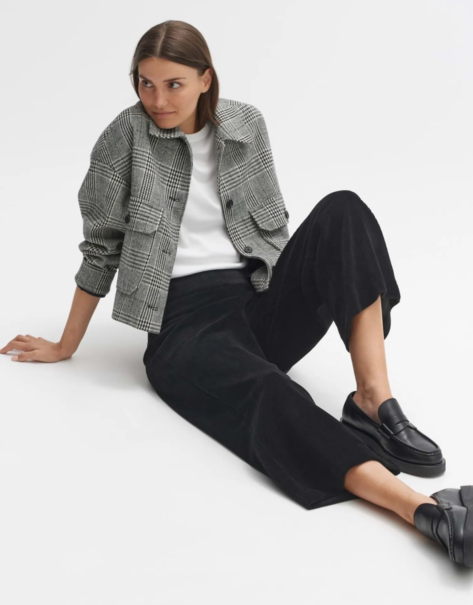 someday Fashion Broeken>Culotte Misha Corduroy Black
