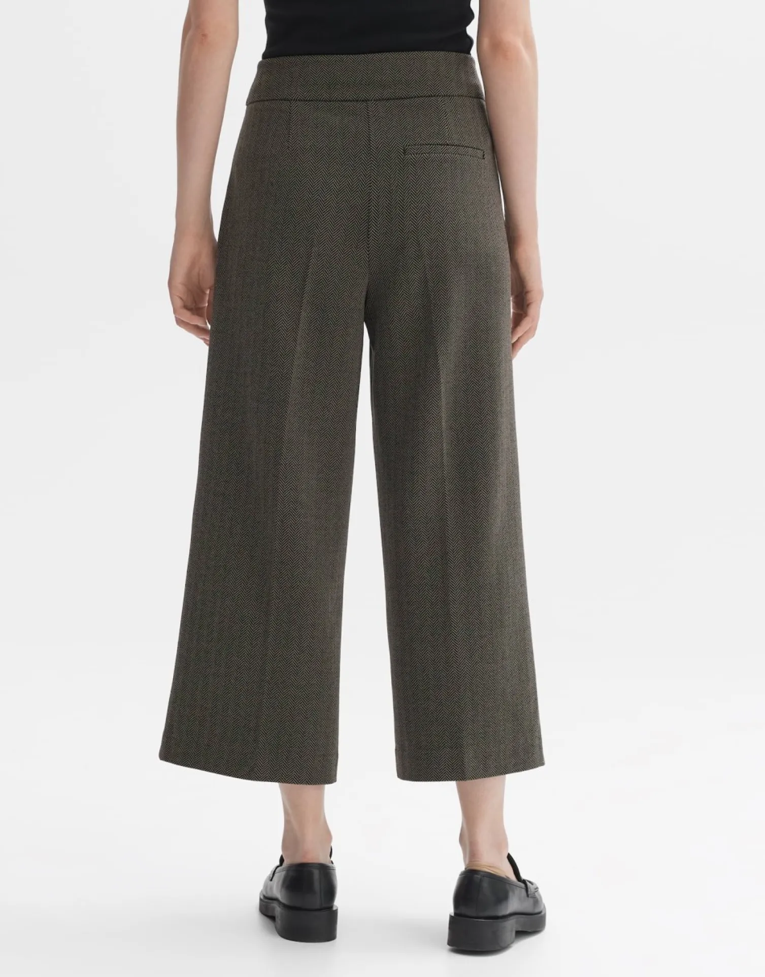 someday Fashion Broeken>Culotte Misha Herringbone Sandalwood