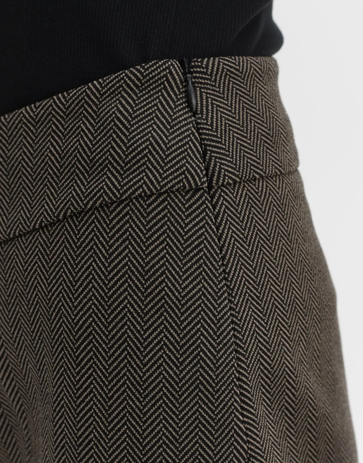 someday Fashion Broeken>Culotte Misha Herringbone Sandalwood