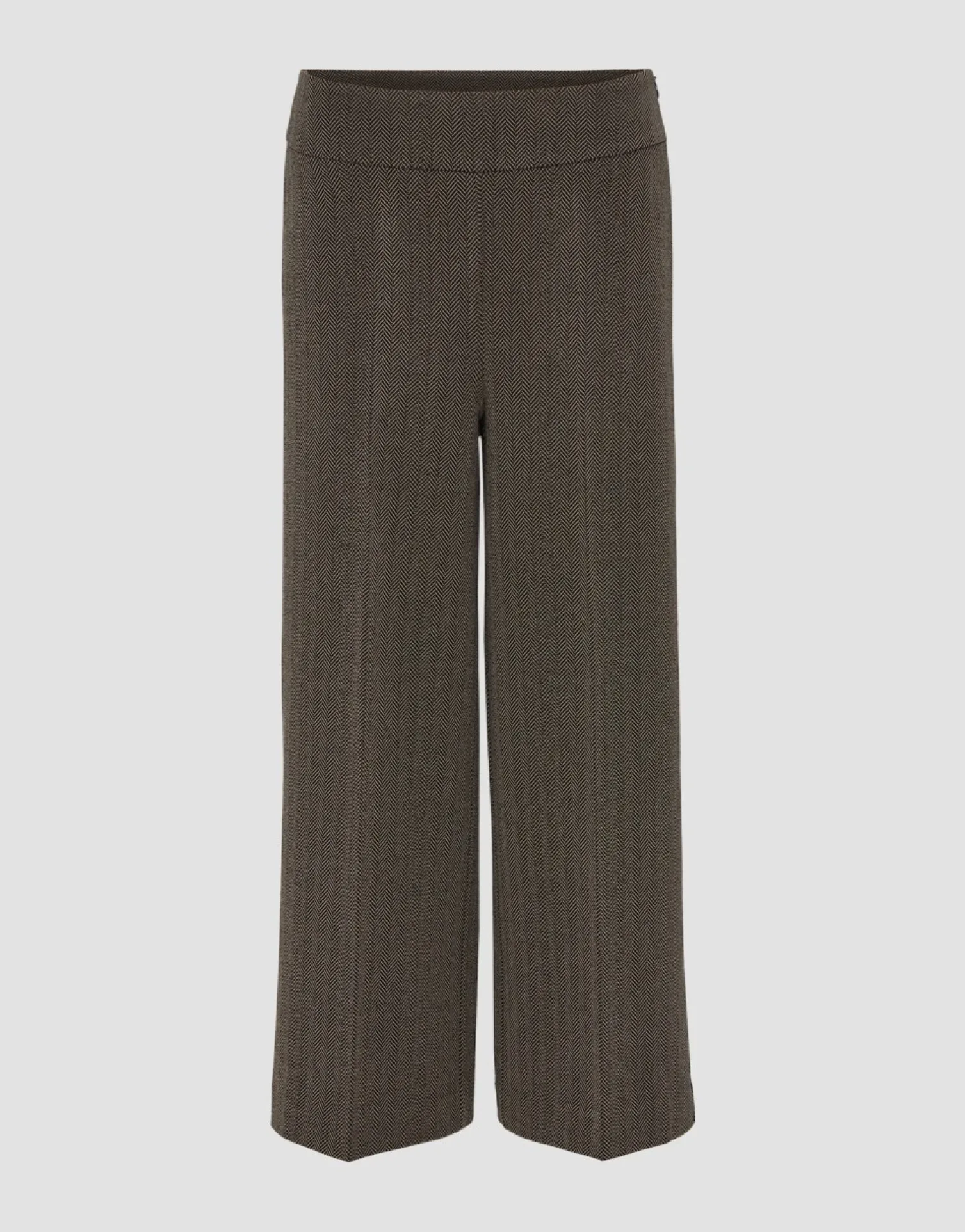 someday Fashion Broeken>Culotte Misha Herringbone Sandalwood