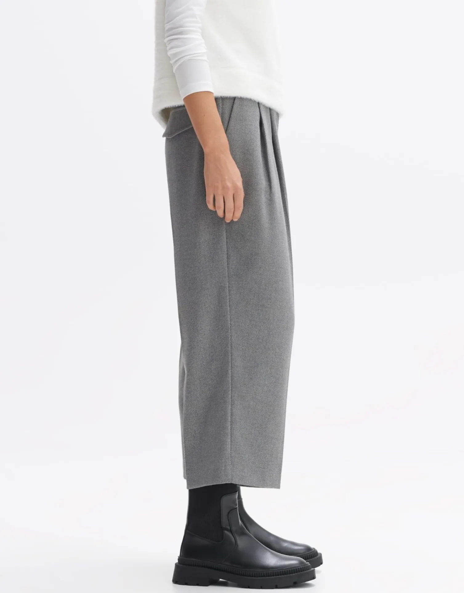 someday Fashion Broeken>Culotte Mozy Hazy Fog Melange