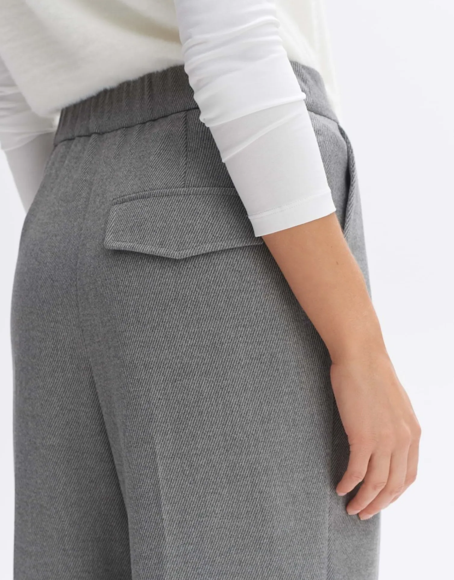 someday Fashion Broeken>Culotte Mozy Hazy Fog Melange