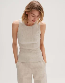 someday Fashion Gebreide Items>Gebreid Top Piolana Natural Glaze