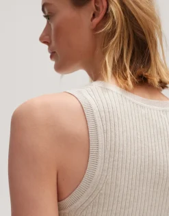 someday Fashion Gebreide Items>Gebreid Top Piolana Natural Glaze