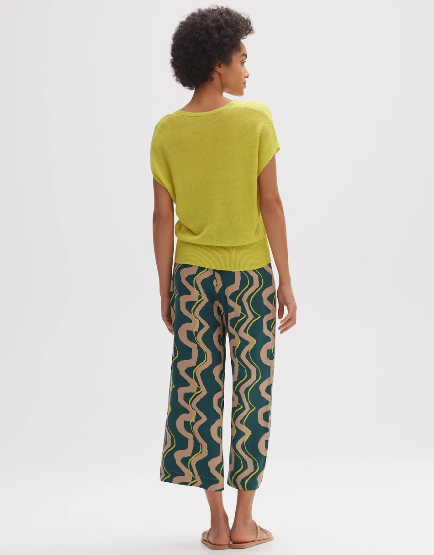 someday Fashion Gebreide Items>Gebreid T-Shirt Pecki Lucent Moss