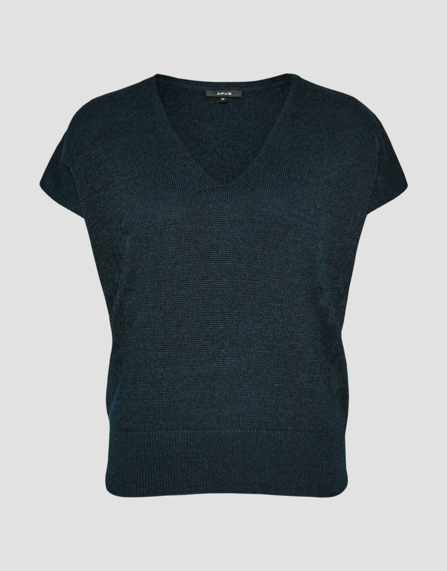 someday Fashion Gebreide Items>Gebreid T-Shirt Pecki Coal Blue