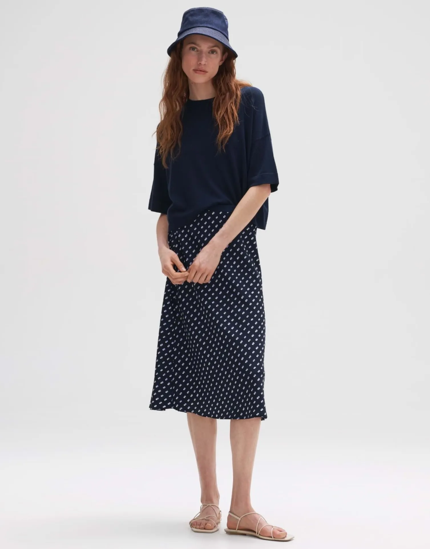 someday Fashion Gebreide Items>Gebreid T-Shirt Pinu Coal Blue