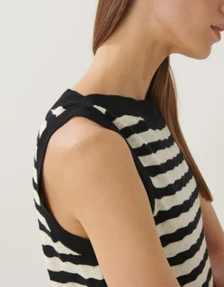 someday Fashion Gebreide Items>Gebreid T-Shirt Taela Black