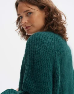 someday Fashion Gebreide Items>Gebreid Vest Duncina Deep Teal