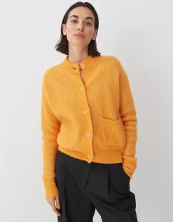 someday Fashion Gebreide Items>Gebreid Vest Tesha Crush Orange