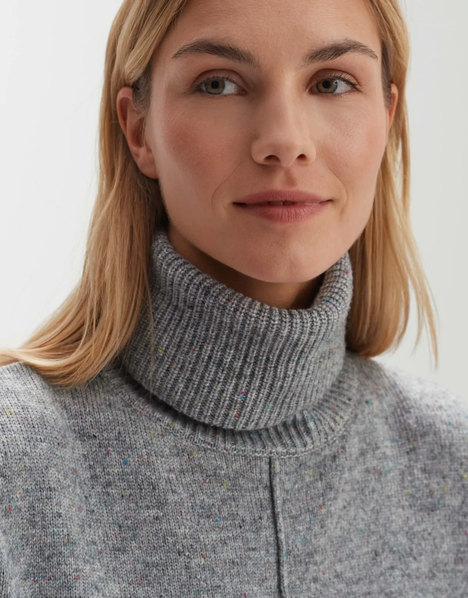someday Fashion Gebreide Items>Gebreide Trui Pabomo Hazy Fog Melange