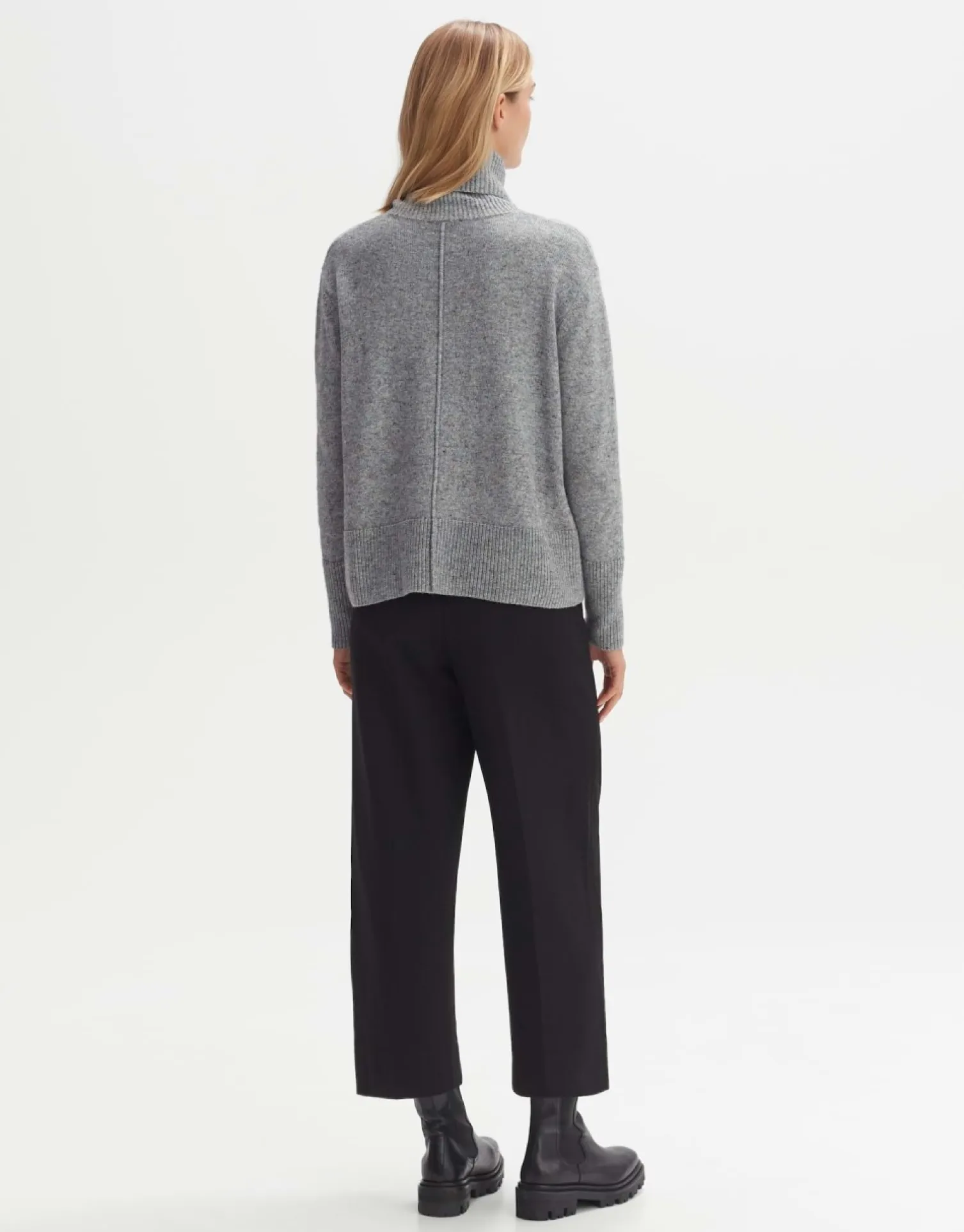 someday Fashion Gebreide Items>Gebreide Trui Pabomo Hazy Fog Melange