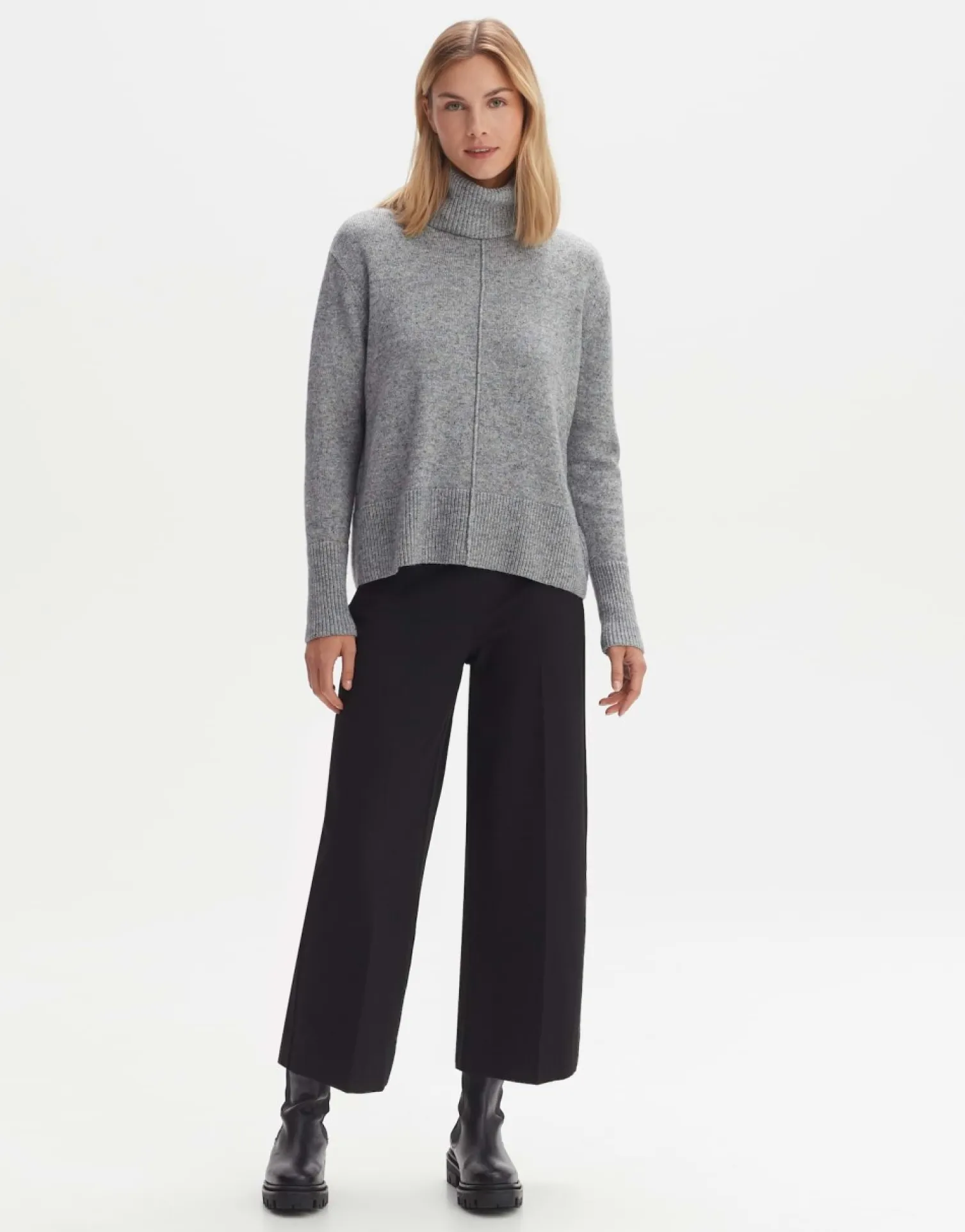 someday Fashion Gebreide Items>Gebreide Trui Pabomo Hazy Fog Melange
