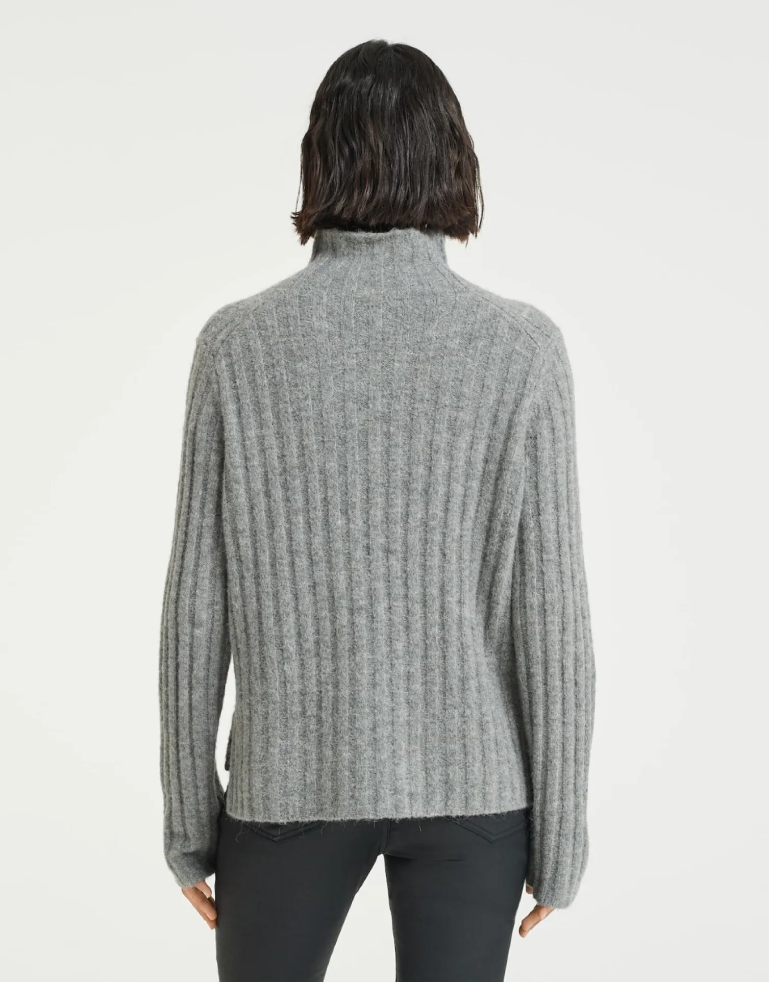 someday Fashion Gebreide Items>Gebreide Trui Palmike Hazy Fog Melange