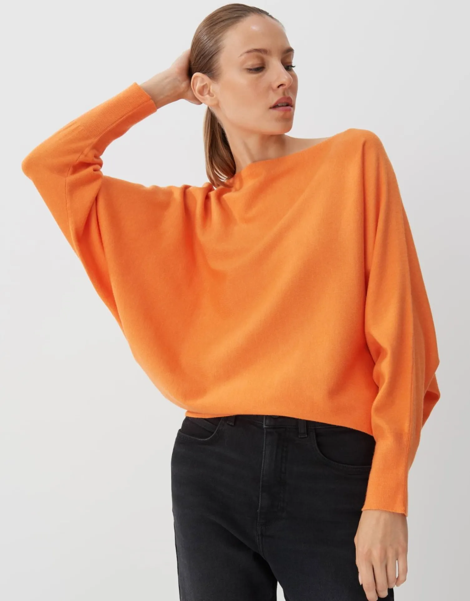 someday Fashion Gebreide Items>Gebreide Trui Taliya Crush Orange