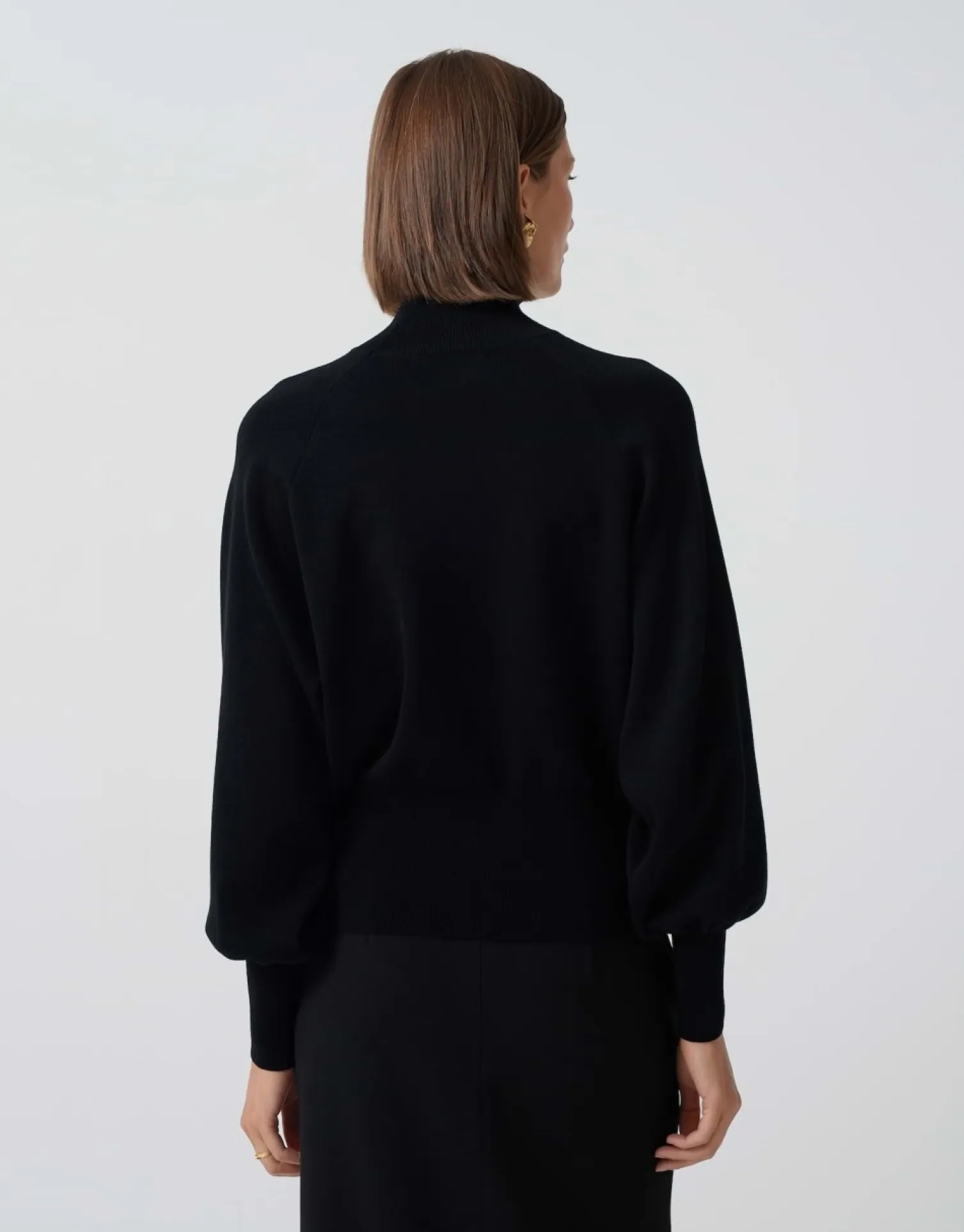 someday Fashion Gebreide Items>Gebreide Trui Tarisi Detail Black