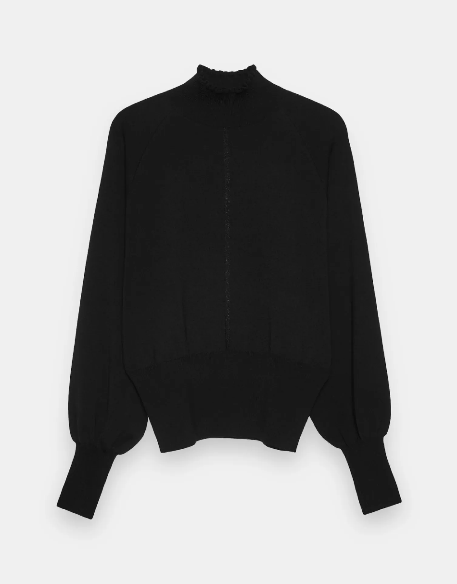 someday Fashion Gebreide Items>Gebreide Trui Tarisi Detail Black