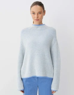 someday Fashion Gebreide Items>Gebreide Trui Tosia Balance Blue