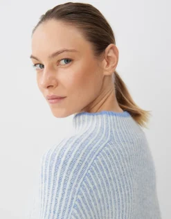 someday Fashion Gebreide Items>Gebreide Trui Tosia Balance Blue