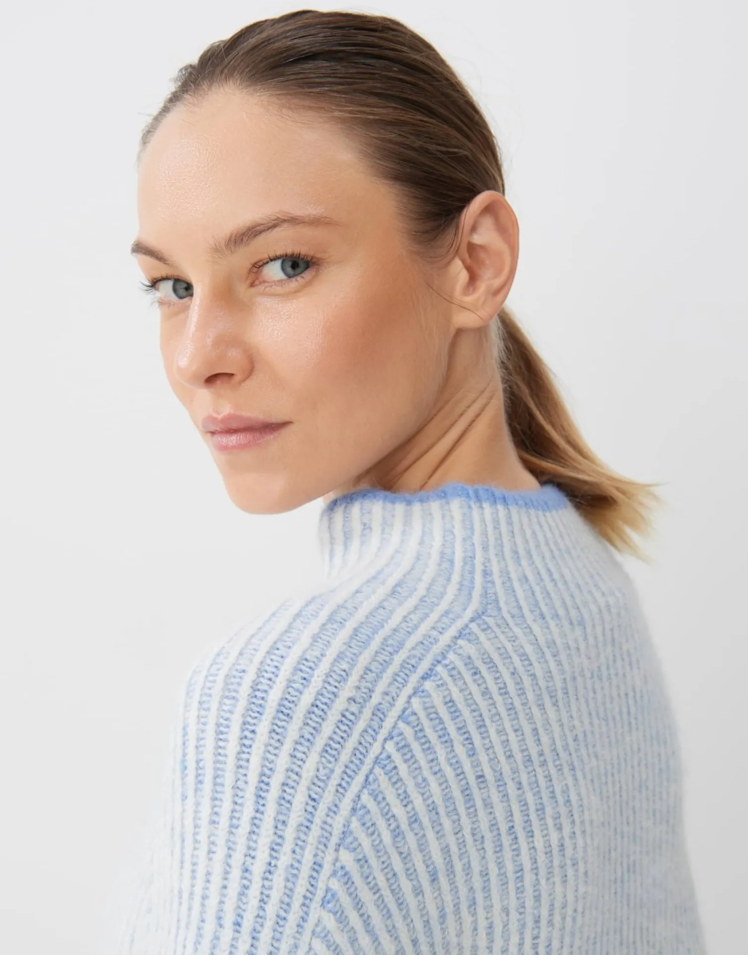 someday Fashion Gebreide Items>Gebreide Trui Tosia Balance Blue