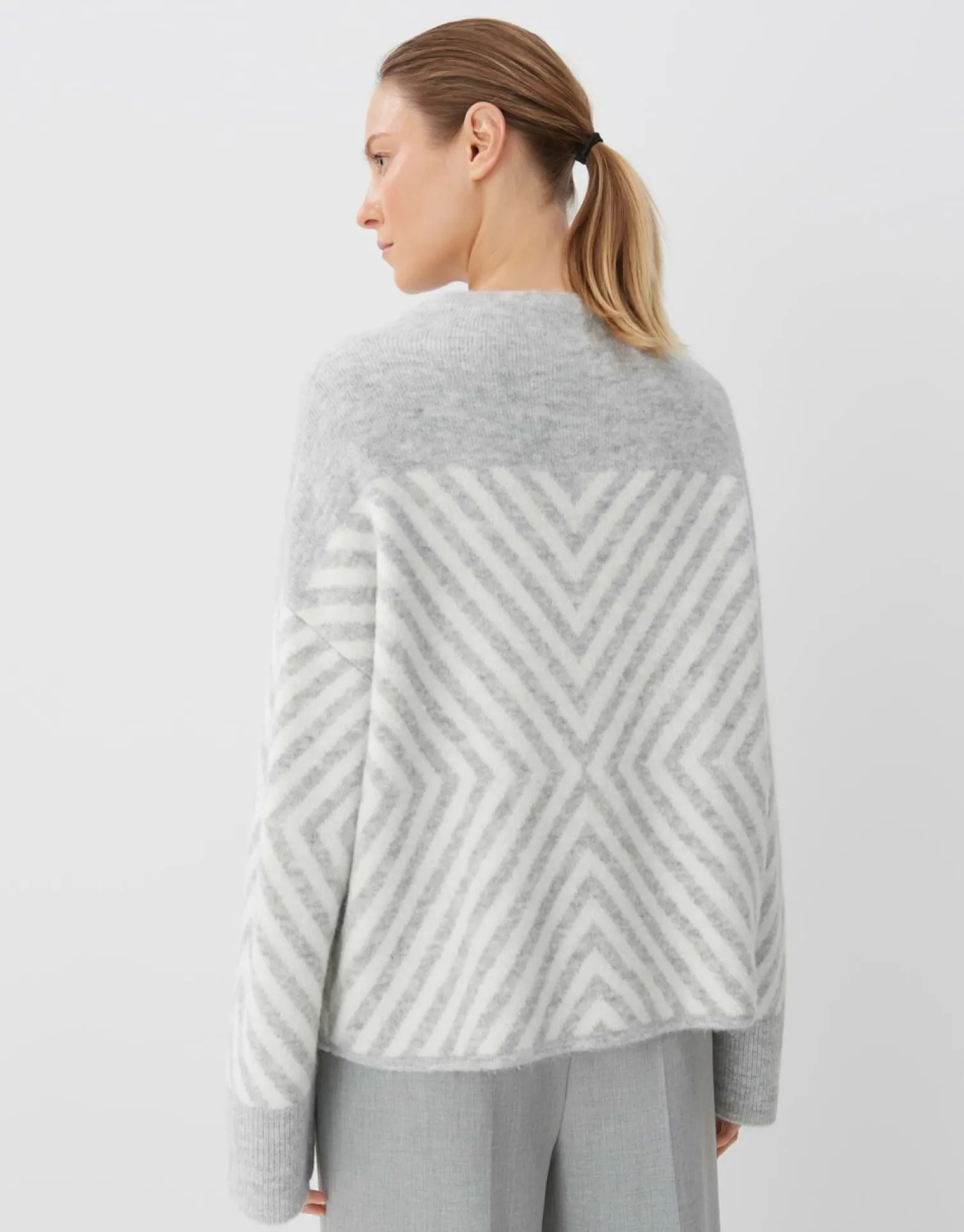 someday Fashion Gebreide Items>Gebreide Trui Traci Hazy Fog Melange