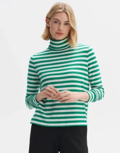 someday Fashion Shirts>Gestreept Shirt Suraso Pepper Green