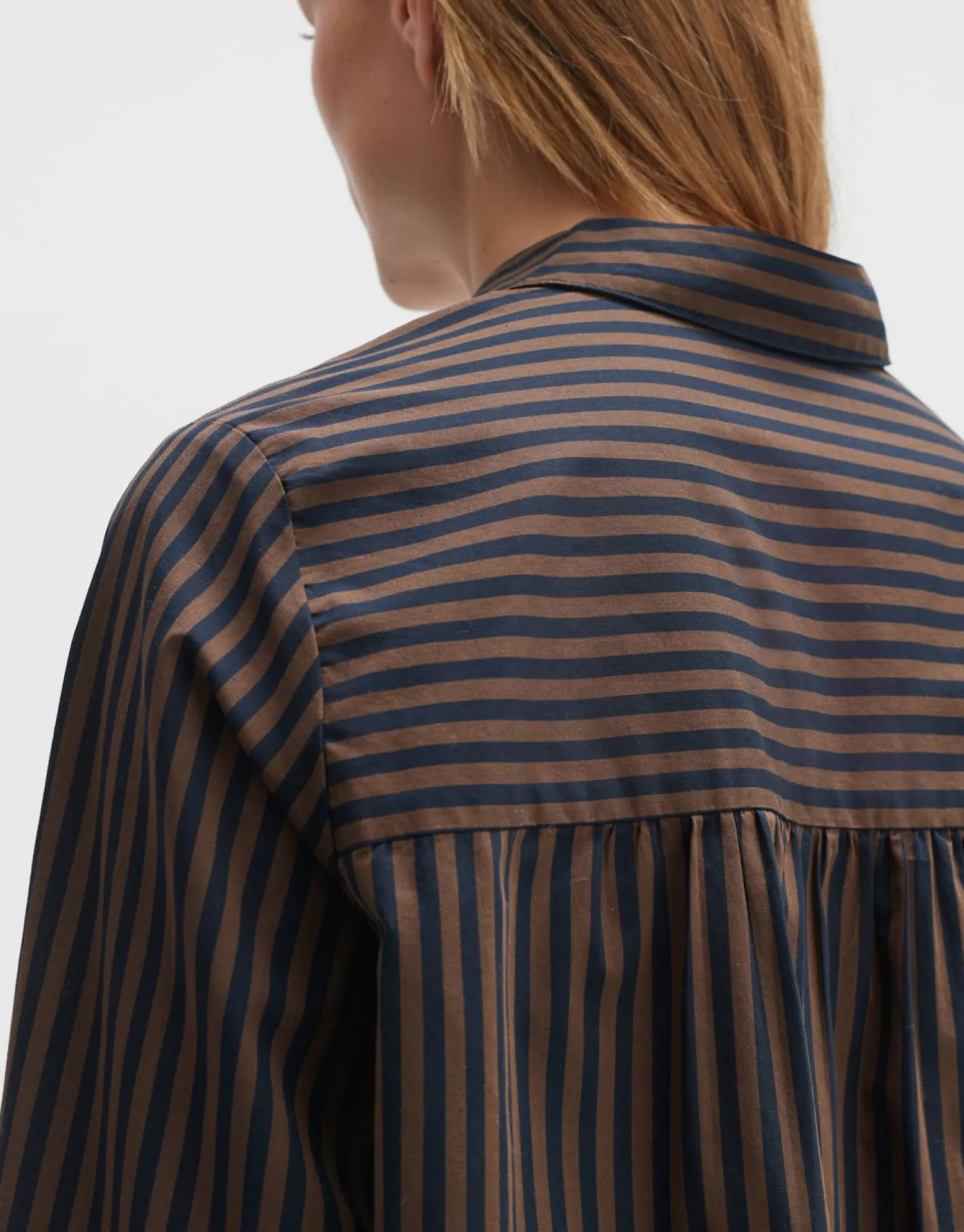 someday Fashion Blouses>Gestreepte Blouse Fanida Coal Blue