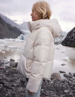 someday Fashion Outdoor>Gewatteerd Jas Hamuro Milk