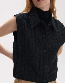 someday Fashion Blazer Vesten>Gewatteerde Bodywarmer Walito Black
