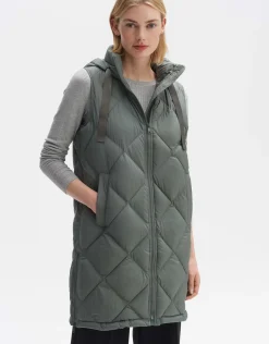 someday Fashion Blazer Vesten>Gewatteerde Bodywarmer Wafi Dark Sage