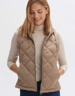 someday Fashion Blazer Vesten>Gewatteerde Bodywarmer Wemo Nutmeg