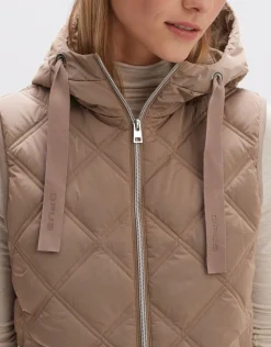 someday Fashion Blazer Vesten>Gewatteerde Bodywarmer Wemo Nutmeg