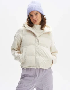 someday Fashion Blazer Vesten>Gewatteerde Bodywarmer Wolma Soft Cream