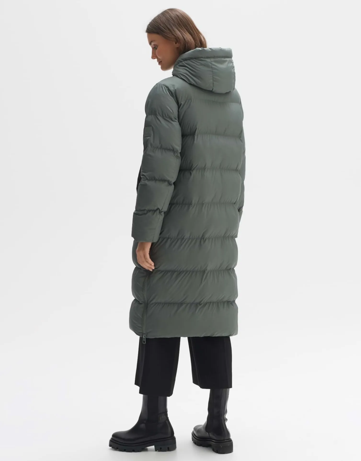 someday Fashion Outdoor>Gewatteerde Mantel Habine Dark Sage