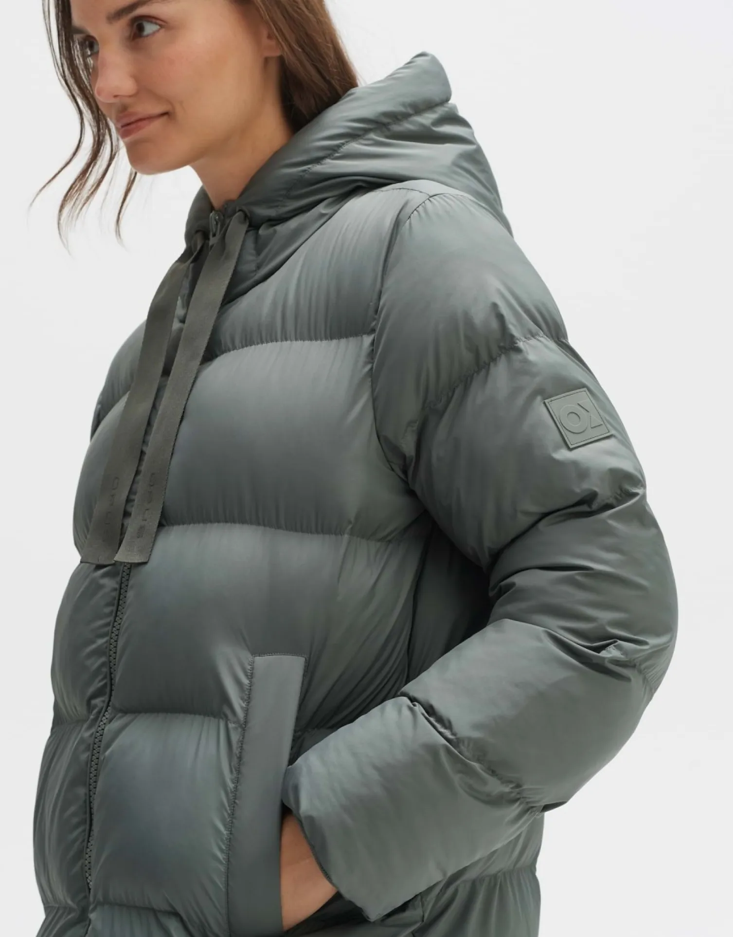 someday Fashion Outdoor>Gewatteerde Mantel Habine Dark Sage