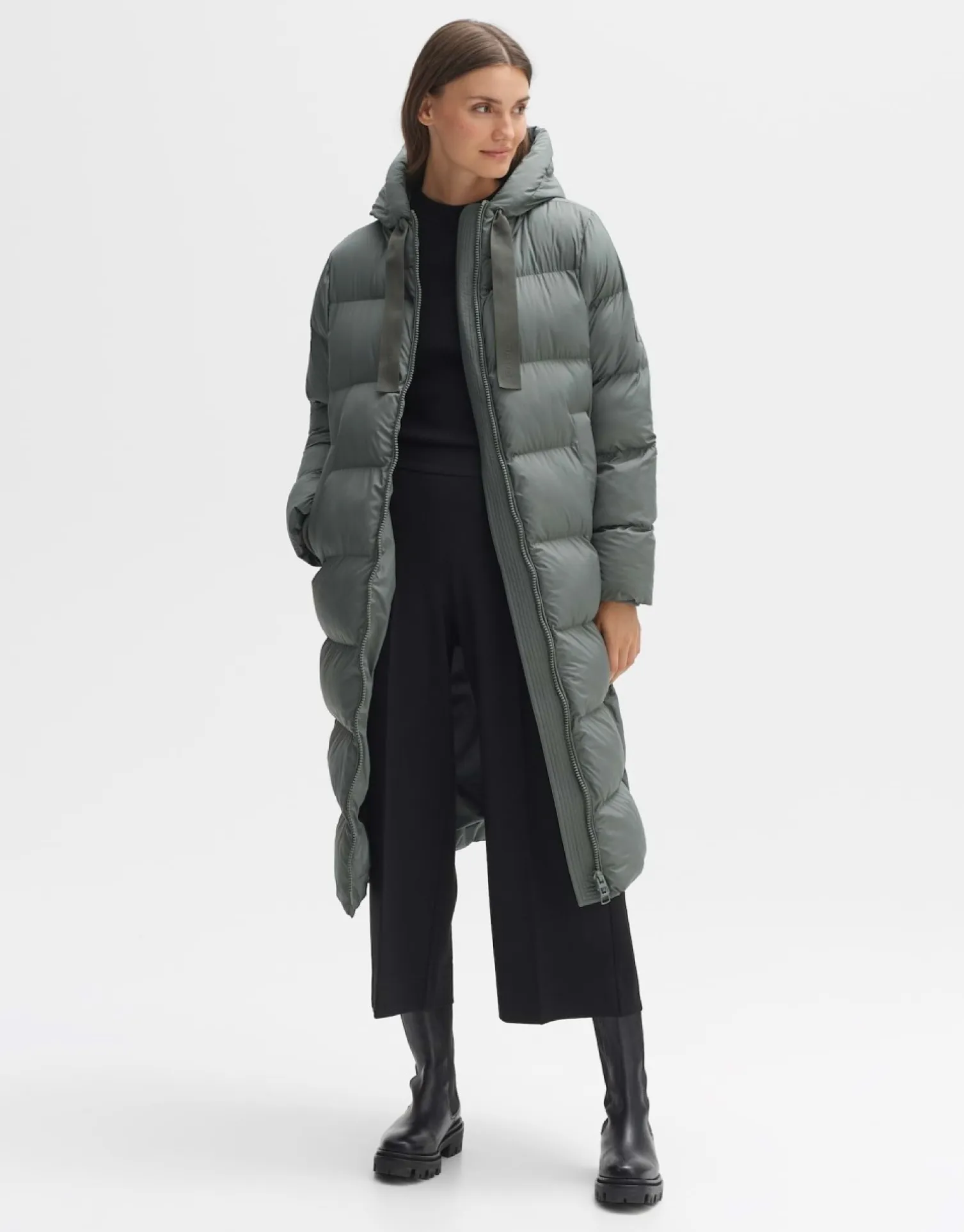 someday Fashion Outdoor>Gewatteerde Mantel Habine Dark Sage