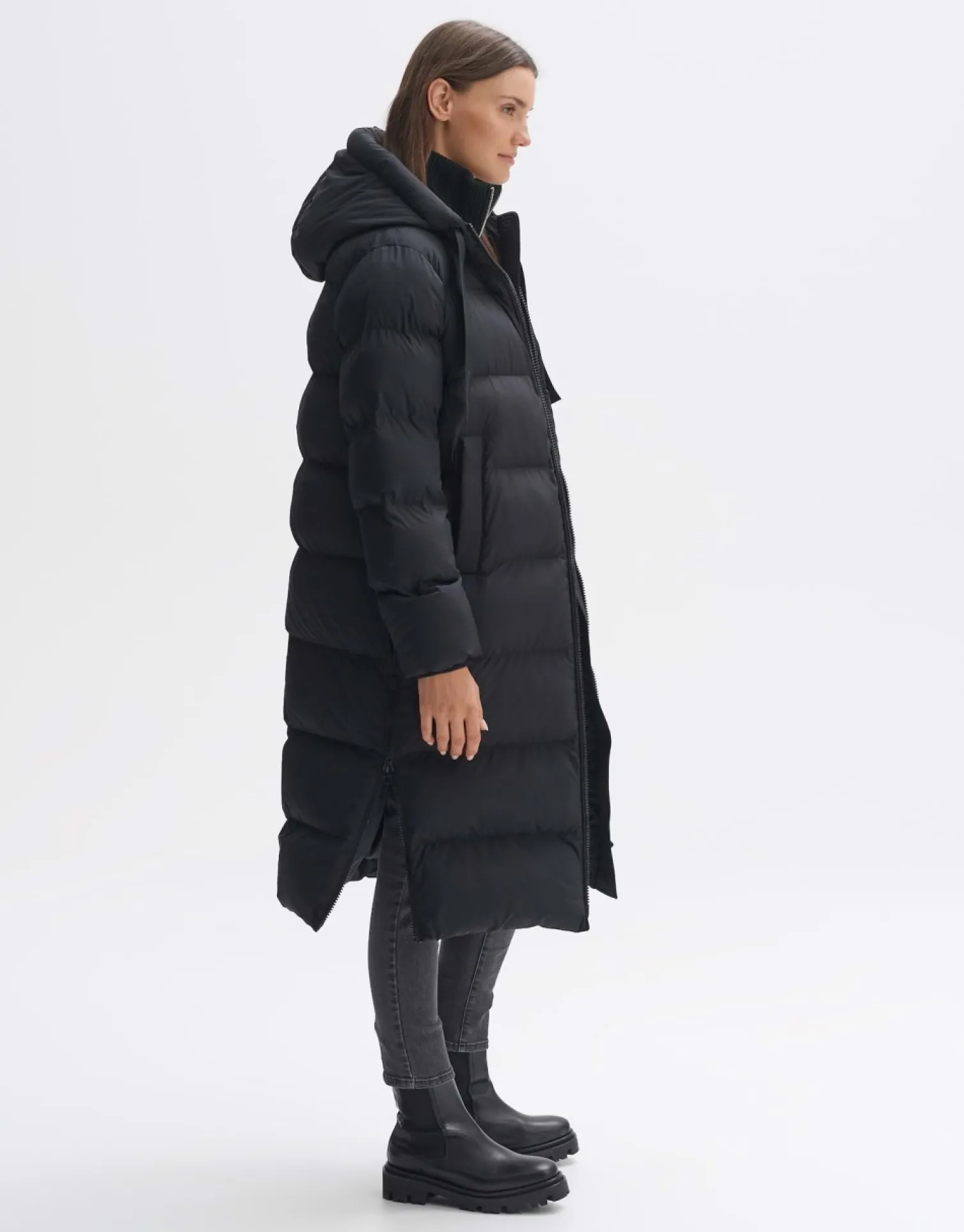 someday Fashion Outdoor>Gewatteerde Mantel Habine Black