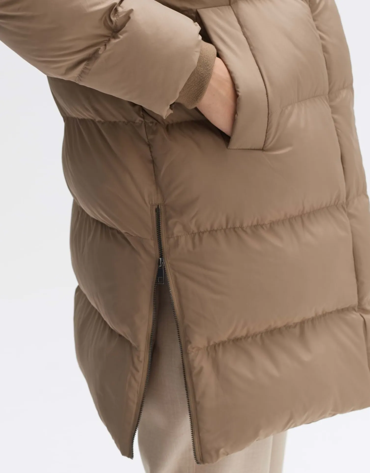 someday Fashion Outdoor>Gewatteerde Mantel Hileni Nutmeg